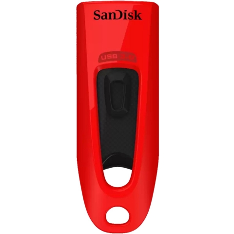 SanDisk Ultra USB Stick, 64GB, Rood