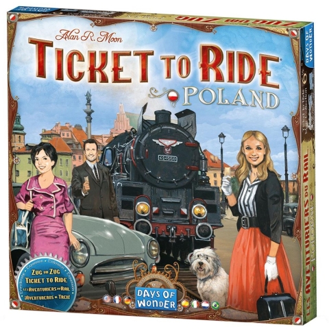 Ticket to Ride: Poland - uitbreiding voor 2-4 spelers van Days of Wonder