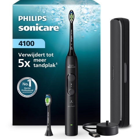 Philips Sonicare 4100 Series HX4044/52 Zwart