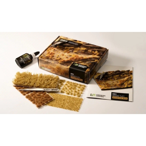 Gamers Grass Grass Tuft Dry Starter Box | Starterset voor droge landschappen