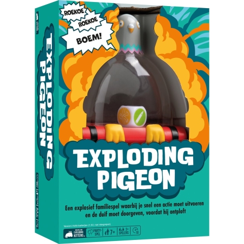 Exploding Pigeon– Exploding Kittens | Razendsnel Partyspel
