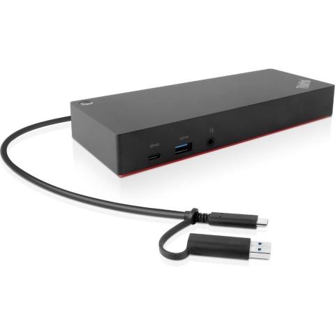 Origin Storage 40AF0135EU laptop dock&poortreplicator Docking USB 3.2 Gen 1 (3.1 Gen 1) Type-A + Type-C Houtskool, Rood