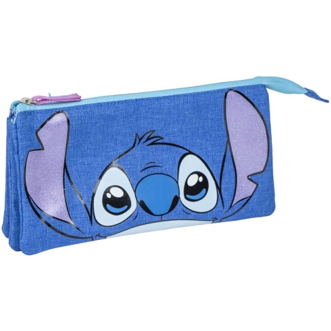 Drievoudig etui voor meisjes Cerda Disney Stitch