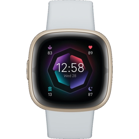 Smartwatch Fitbit  Sense 2 Blauw Wit Gouden