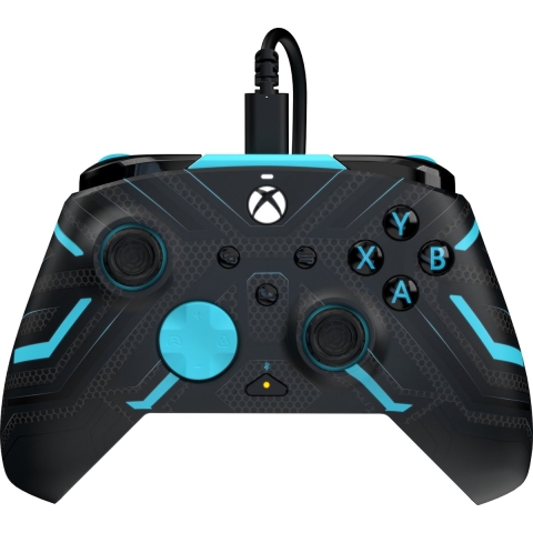 PDP Gaming Rematch - Bedrade Controller - Glow in the Dark - Titan Steel