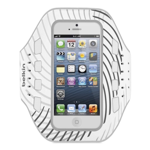 Belkin Pro-Fit - Sport Armband - Lichtgewicht en ademend - Wit