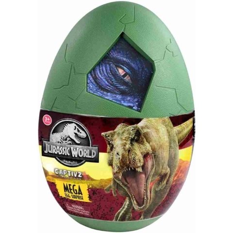Jurassic World - Clash Edition Mega Egg - 3 dino's 3 battle tokens