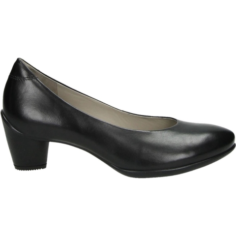 ECCO Sculptured 45 - Dames Pumps - Leer - Hakhoogte 4.5 cm - Zwart - Maat 37