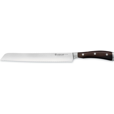 Wüsthof Ikon dubbel gekarteld broodmes 23 cm, 1010531123