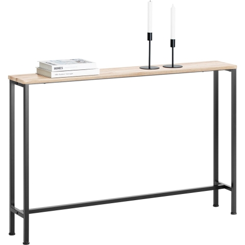 SoBuy Bijzettafel - Modern - Max. 50 kg - 120 x 20 x 80 cm