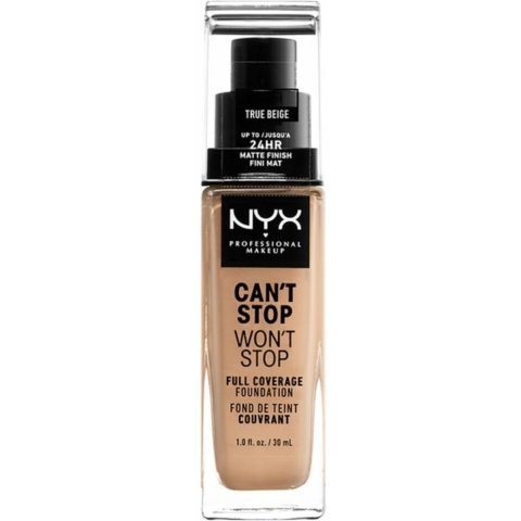 NYX Can't Stop Won't Stop Foundation True Beige 30 ml