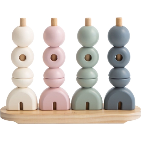 Stapeltoren Mushie Multi Shape