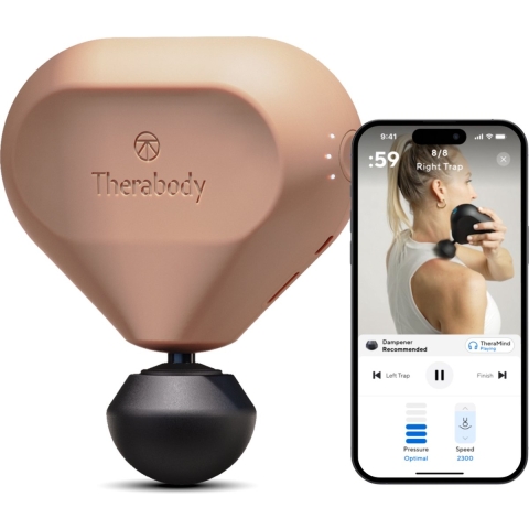 Therabody Theragun mini 2.0 - Desert Rose - 3 Opzetstukken