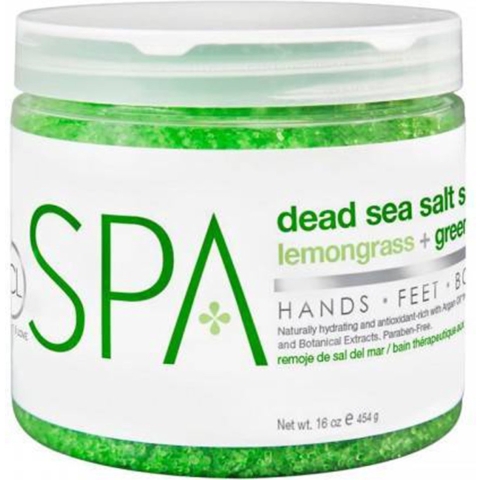 BCL SPA Dead Sea Salt Soak 454gr Lemongrass + Green Tea