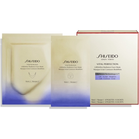 Shiseido Vital Perfection LiftDefine Radiance Face Mask 6 sheets