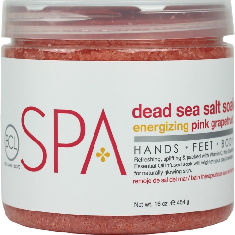 BCL SPA Dead Sea Salt Soak 454gr Pink Grapefruit