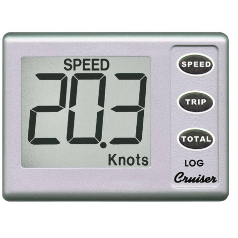 Nasa Cruiser Log en Snelheidsmeter met transducer