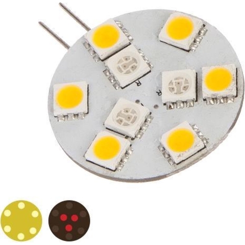 NauticLED G4 Dual Color 9 Led dual color 6 led 2700K, 3 led red