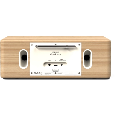 Pure Classic C-D6 CottonWhite stereo tafelradio