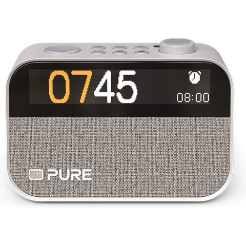 Pure MomentCharge Cotton wit klokradio