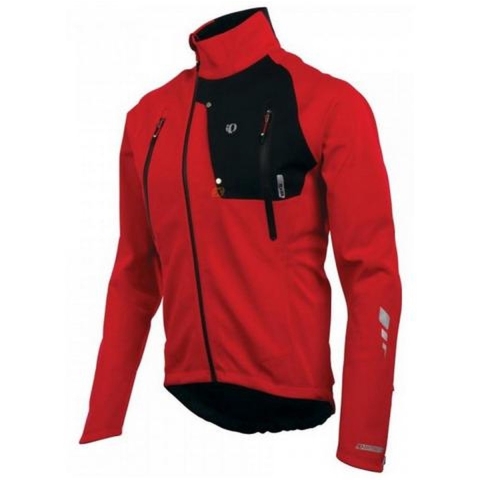 Pearl Izumi PRO Softshell WXB fietsjack rood met zwart heren, L