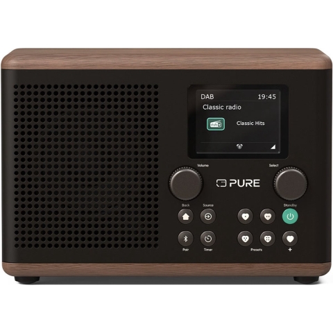 Pure Classic H4 Coffee Black tafelradio