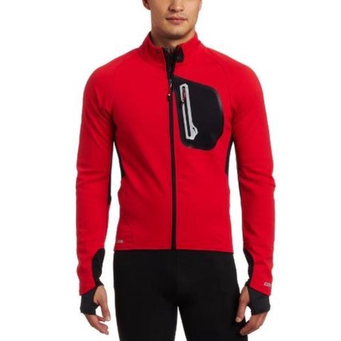 Pearl Izumi PRO Softshell Jacket 180 fietsjack rood met zwart heren