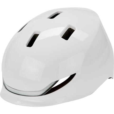 Lumos Street fietshelm met verlichting wit