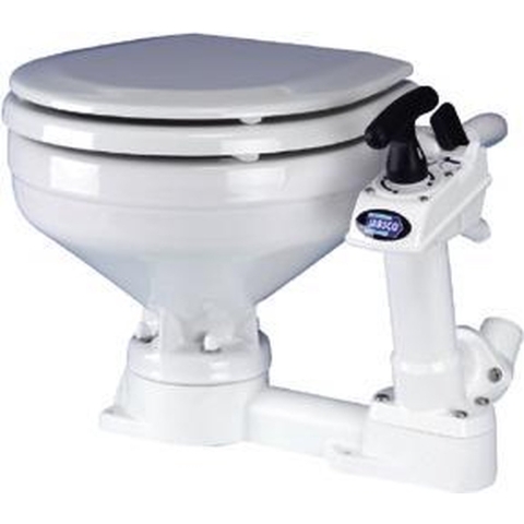 Jabsco Marine Toilet Compact handbediend toilet, standaard kleine pot