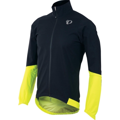 Pearl Izumi Elite Jacket fietsjack zwart met geel heren
