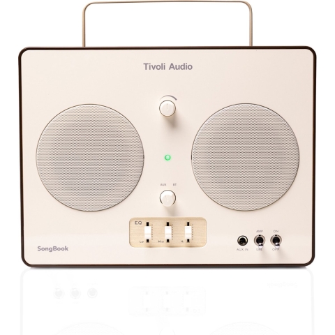 Tivoli Songbook Retro Look Bluetooth speaker met ingebouwde accu en line in