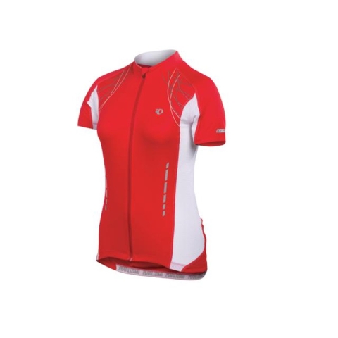 Pearl Izumi ELITE fietsshirt korte mouwen rood dames