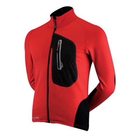 Pearl Izumi PRO Thermal Jersey fietsjack rood met zwart heren