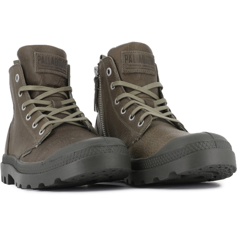 Leren sneakers met rits Palladium Pampa Ess