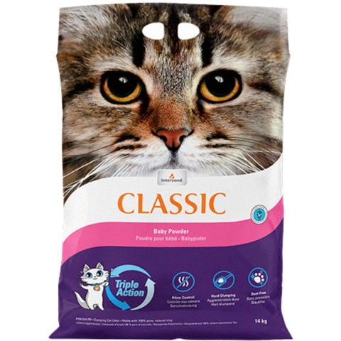 Intersand Extreme Classic Babypoeder kattenbakvulling 14 kg.