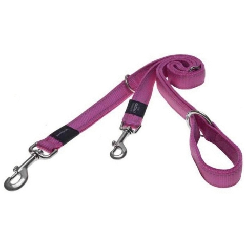 Rogz verstelbare hondenriem Lumberjack XL Roze
