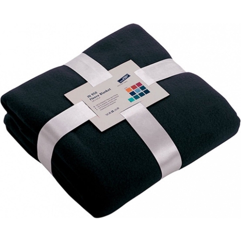 Fleece deken donkerblauw -