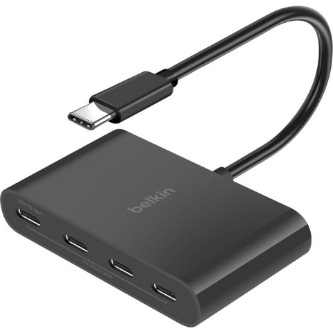 Belkin AVC018BTBK interface hub USB Type-C 10000 Mbit/s Zwart