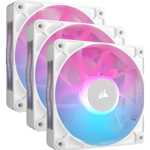Corsair iCUE LINK RX120 RGB 120mm PWM Fan Starter Kit White