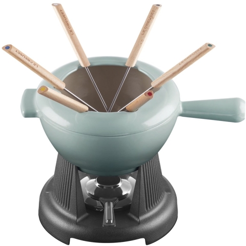 Le Creuset Fondueset 6-Persoons Mode 'Sea Salt'