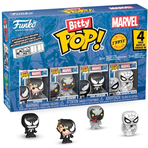 Beeldje Funko Bitty Marvel Spider-Man Venom (x4)