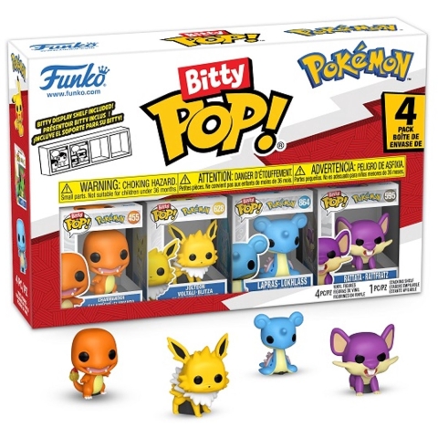 Beeldje Funko Bitty Pokemon Charmander (x4)