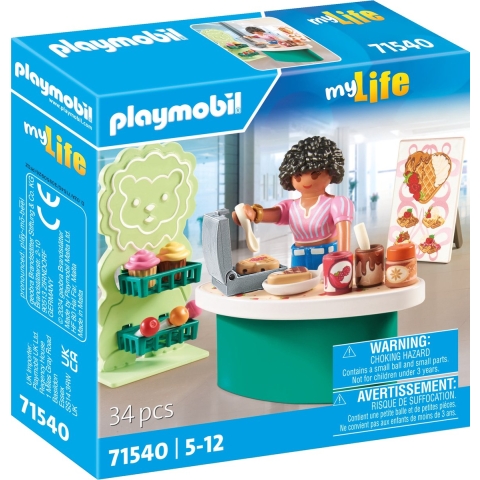 Bouwsets Playmobil Stand De Gaufres