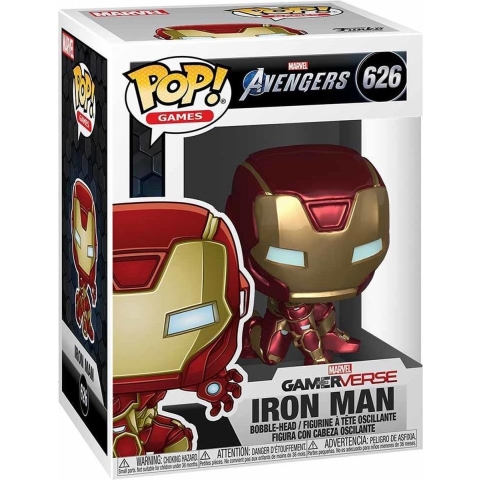 Beeldje Funko POP Marvel Avengers Game Iron Man Stark Tech Suit