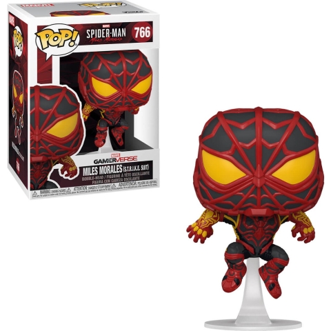 Beeldje Funko POP Marvel Spiderman Miles Morales S.T.R.I.K.E. Suit