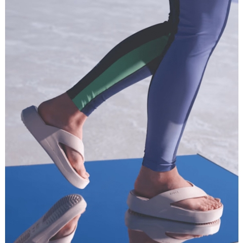 Meisjes platform teenslippers Crocs Getaway