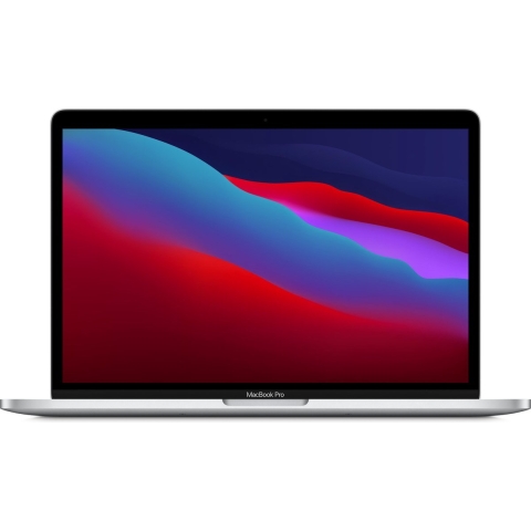 Refurbished Macbook Pro 13inch Zilver, Apple M1, 8Gb Ram, 512Gb SSD Nieuwstaat.