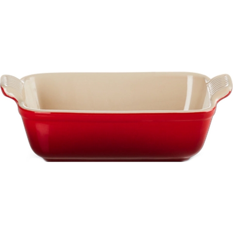 Le Creuset - Heritage Ovenschaal rechthoekig Kersenrood 19 x 14 cm