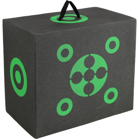 VEVOR Boogschietdoelblok, 16 x 18 inch, Allround Boogschietdoelblok, Draagbaar Buiten Boogschietdoel met Draaggreep, Gemakkelijke Pijlverwijdering, Goede Zichtbaarheid