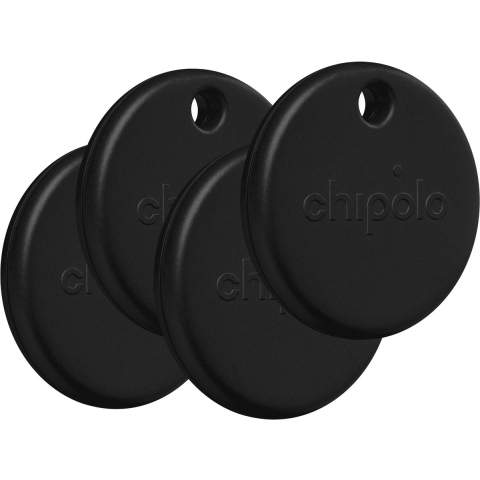Chipolo Pop - Bluetooth Tracker - 4 Pack - Zwart